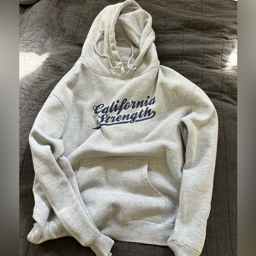 Gray California Strength Hoodie